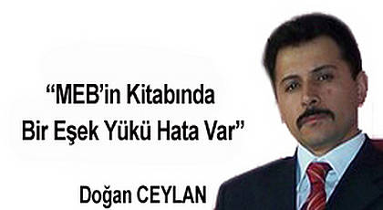 MEB'in kitabında bir eşek yükü hata var
