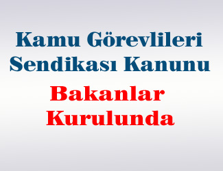 Sendikalar Kanunu Hazır