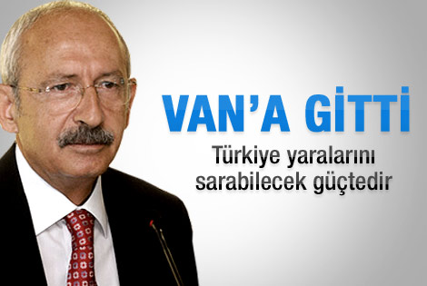 CHP lideri Kılıçdaroğlu Van'a gitti