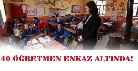 40 öğretmen enkaz altında