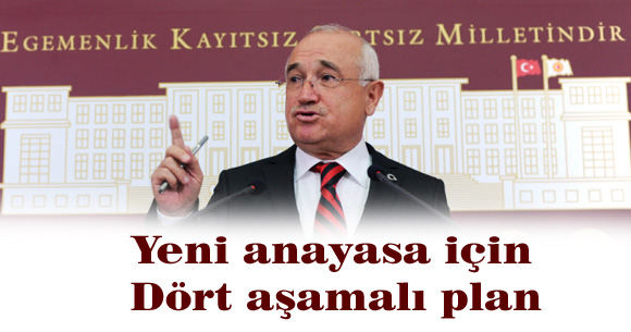 Yeni anayasa için dört aşamalı plan