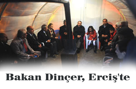 Bakan Dinçer, Erciş'te