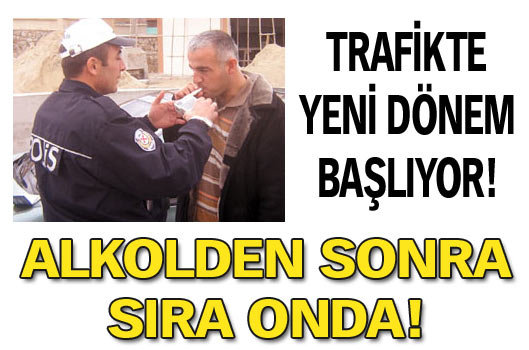 Trafiğe uyuşturucu testi geliyor!