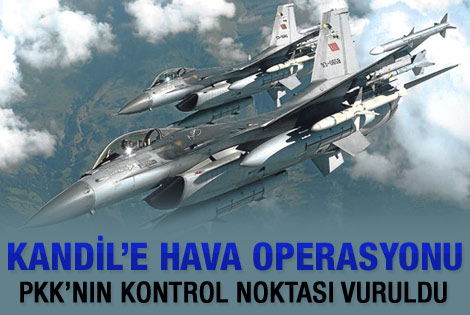 Kandil'e hava harekatı: İleri karakol vuruldu