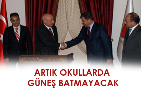 ARTIK OKULLARDA GÜNEŞ BATMAYACAK