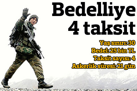 'Bedelli' 4 taksit