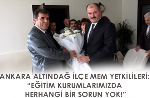 Altındağ ilçesinden Kamil Aydoğan'a ziyaret