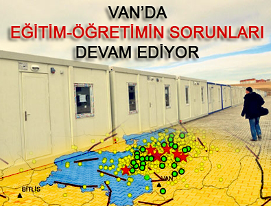 Erciş'te öğretmenlerin barınma sorunu