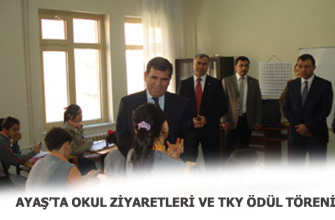 AYAŞTA OKUL ZİYARETLERİ VE TKY ÖDÜL TÖRENİ