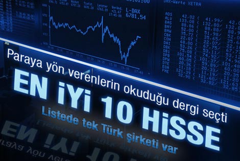 Turkcell en iyi 10 hisse listesinde