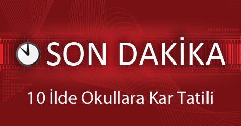 10 ilde eğitime kar yağışı engeli