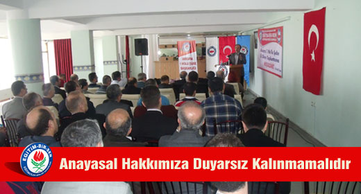 Anayasal Hakkımıza Duyarsız Kalınmamalıdır