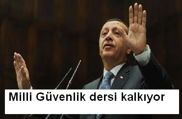 Milli Güvenlik dersi kalkıyor