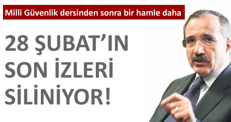 Dinçer, "kitaplar da temizlenecek"