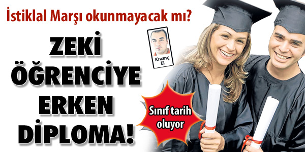 Çalışkanlar liseyi 3 senede bitirecek!