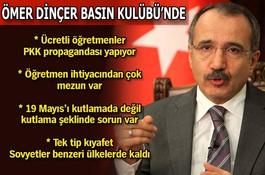 Ömer Dinçer, gündeme ilişkin soruları cevapladı