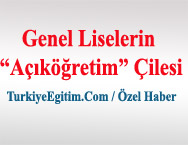 Genel Liselerin Açıköğretim Çilesi