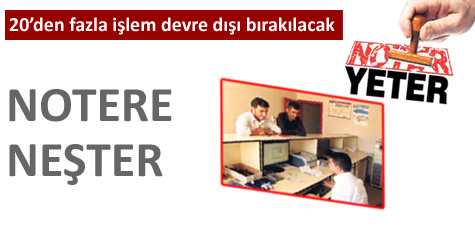 Noterlere yeni düzenleme