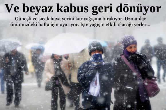 Türkiye yeni bir yağışlı ve soğuk havanın etkisine giriyor