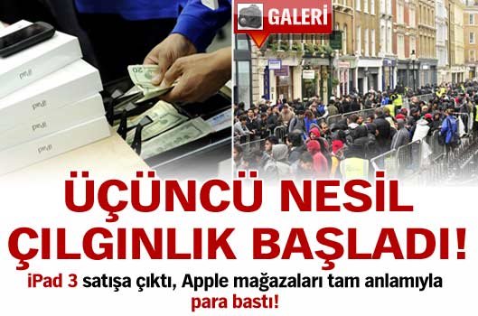 Üçüncü nesil çılgınlık başladı!
