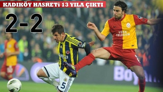 Fenerbahçe 2-2 Galatasaray