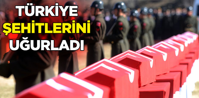 Afganistan şehitlerine son görev