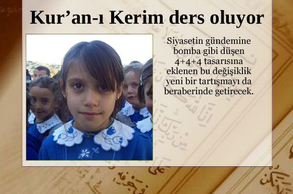 Kur'an-ı Kerim seçmeli ders oluyor