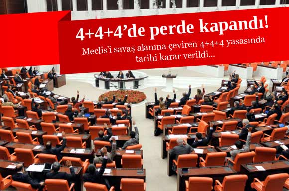 Ve 4+4+4'te beklenen oldu