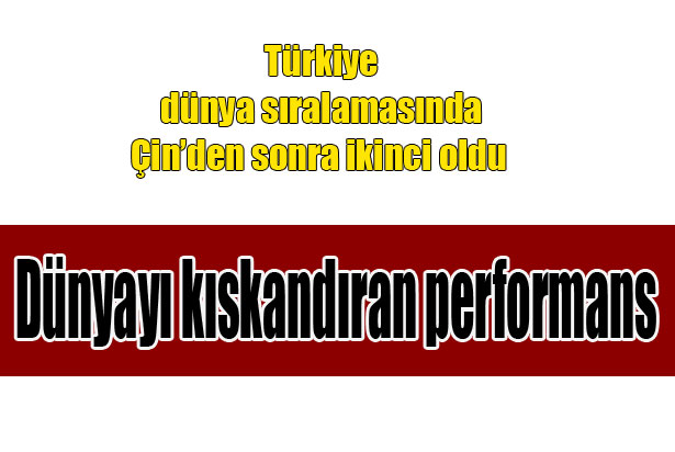 Dünyanın en hızlı ikinci ekonomisi Türkiye