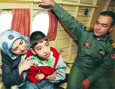 Serebral palsili çocuklara gökyüzü şov