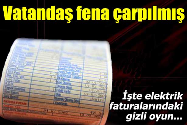 Elektrik faturasında gizli oyun