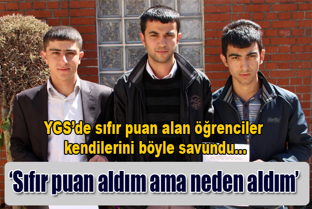 Sınavda sıfır puan alan öğrenciler kendilerini böyle savundu