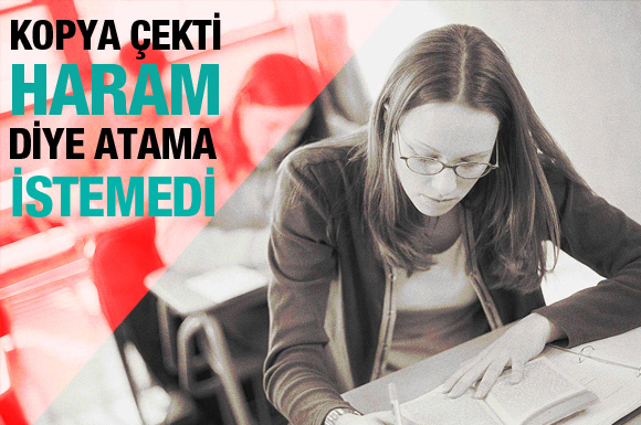 KPSS'deki kopyayı müftüye sordu!