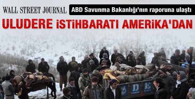 Uludere'nin istihbaratı ABD'den