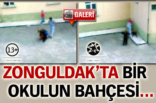 Okul bahçesinde dehşet!