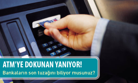 ATM'ye Dokunan Yanıyor