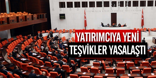 Yatırımcıya Yeni Teşvikler Yasalaştı