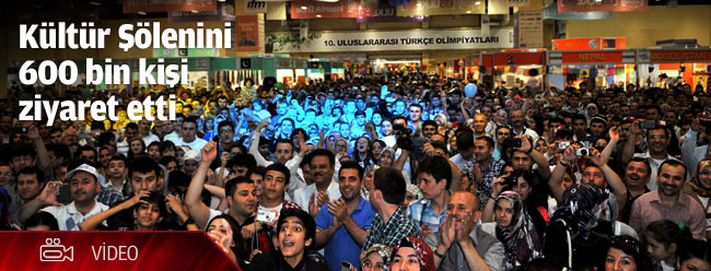 Türkçe Olimpiyatlarının Kültür Şölenini 600 bin kişi ziyaret etti