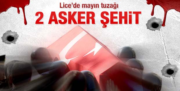 Diyarbakır'da mayın patladı: 2 şehit