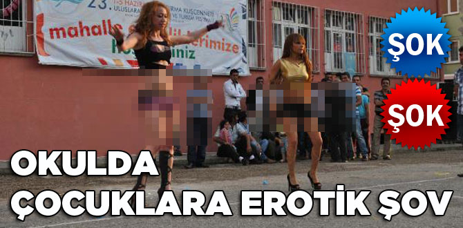 Okulda erotik şov