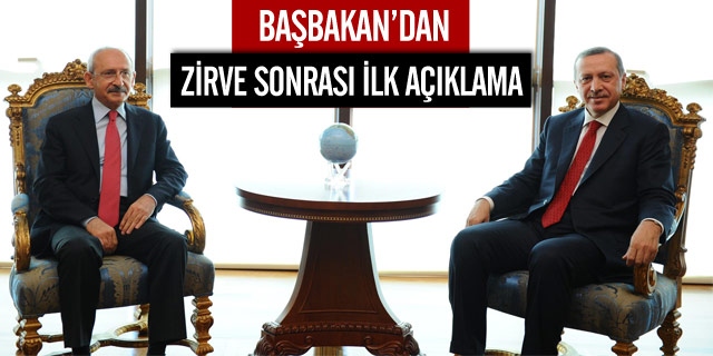 Başbakan'dan Zirve Sonrası İlk Açıklama