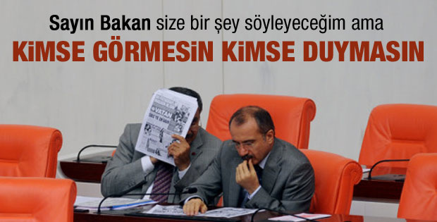 Bakanların diyaloğunda dudak okuma önlemi