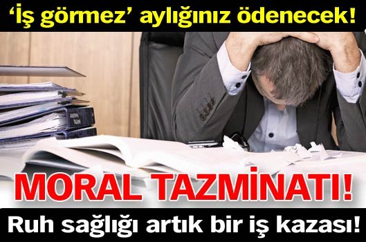 Çalışanlara moral tazminatı