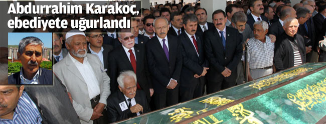 Karakoç, son yolculuğuna tekbirlerle uğurlandı