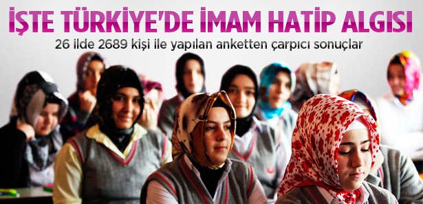 Türkiye'nin İmam Hatiplilere bakışı anketi