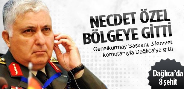 Necdet Özel, Hakkari'ye hareket etti