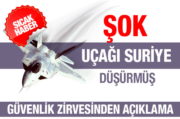 Savaş uçağımız Suriye açığında kayboldu