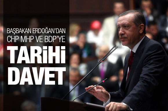 Başbakan'dan liderlere tarihi davet!
