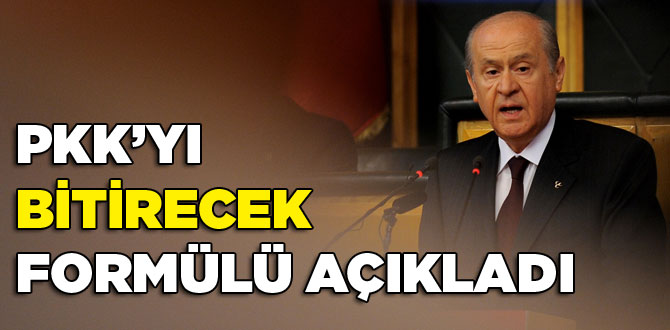 Bahçeli'nin PKK'yı bitirme formülü