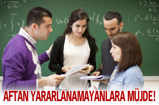 Aftan yararlanamayanlara müjde!